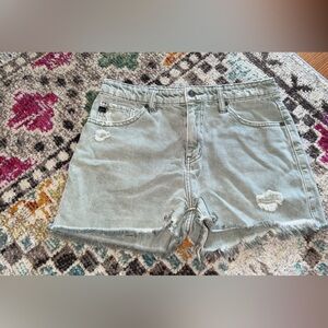 Kancan Distressed Denim Shorts
